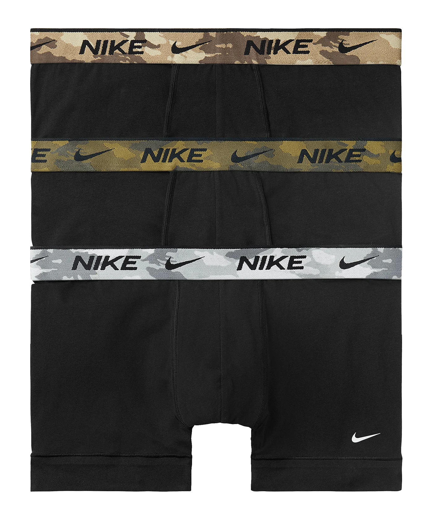 Nike Cotton Trunk Boxershort 3er Pack Schwarz F2NV