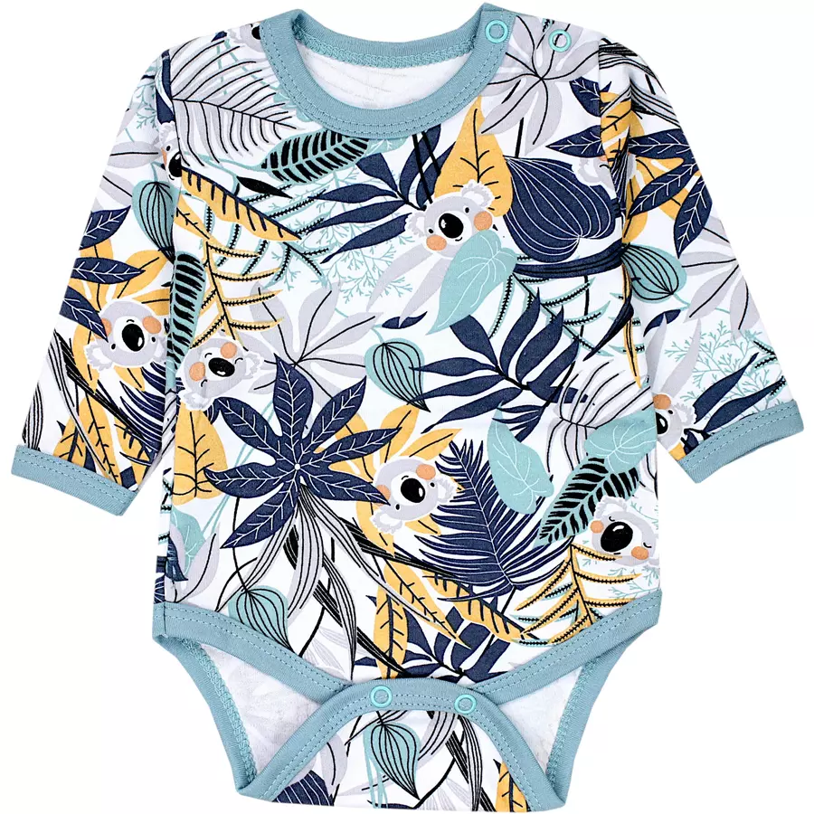 TupTam Jungen Baby Body Langarm 5er Pack orange