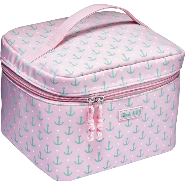 Beauty Case rosa / türkis
