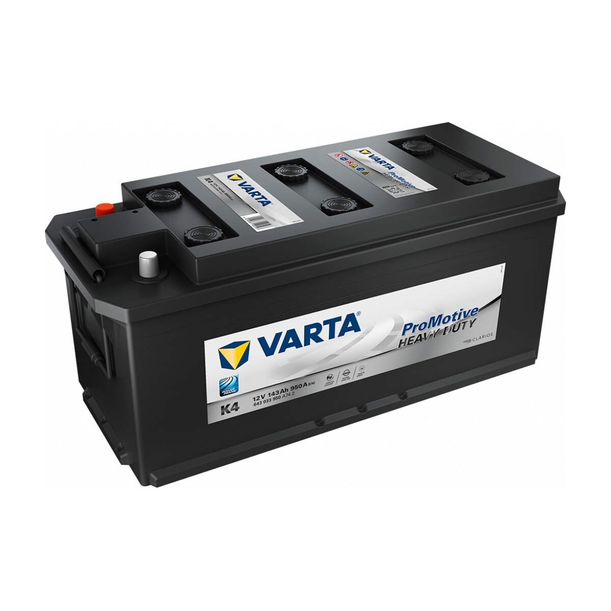 VARTA Promotive Black Batteri 12V 143AH 950CCA (514x218x190/210mm) +venstre K4