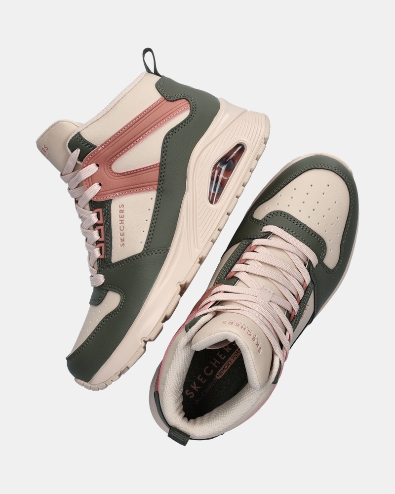 Skechers Uno High Regards Hoge sneakers  - ecru