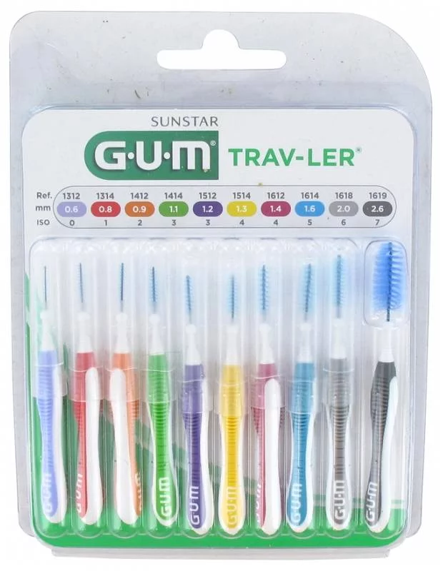 Brossette interdenatire GUM TRAV-LER Multipack - x10