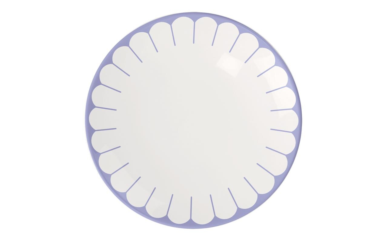 Frühstücks- & Dessertteller Fleur 6 Stück, Blau<br>Hochwertiger Teller