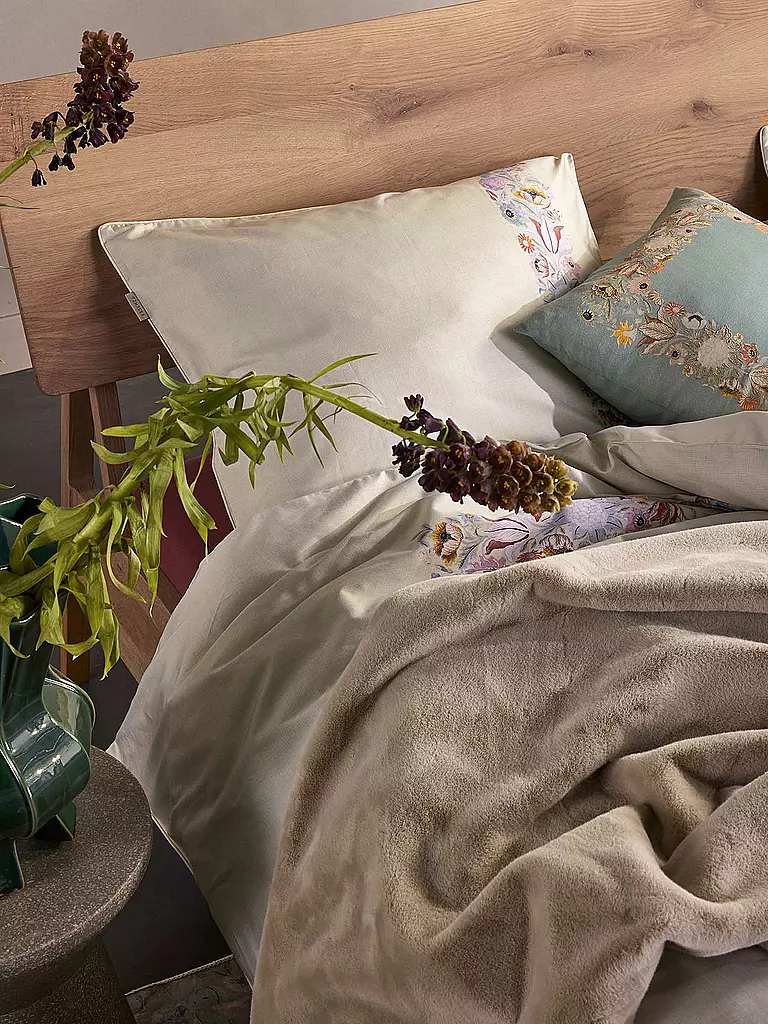 ESSENZA Satin-Bettwäsche VERONIQ 70x90cm/140x200cm Vanilla  beige