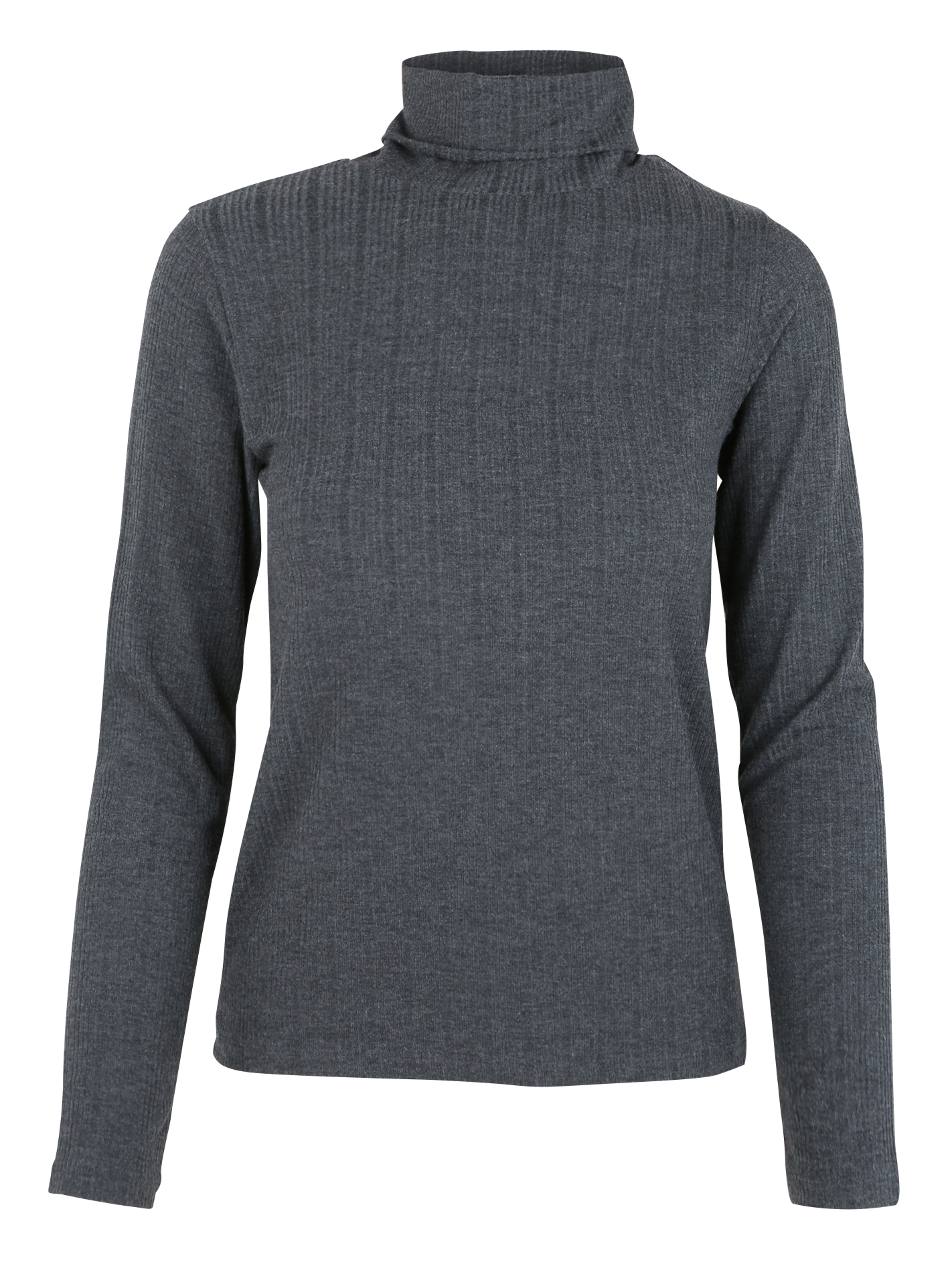 Sous-pull droit col roulé | Gris