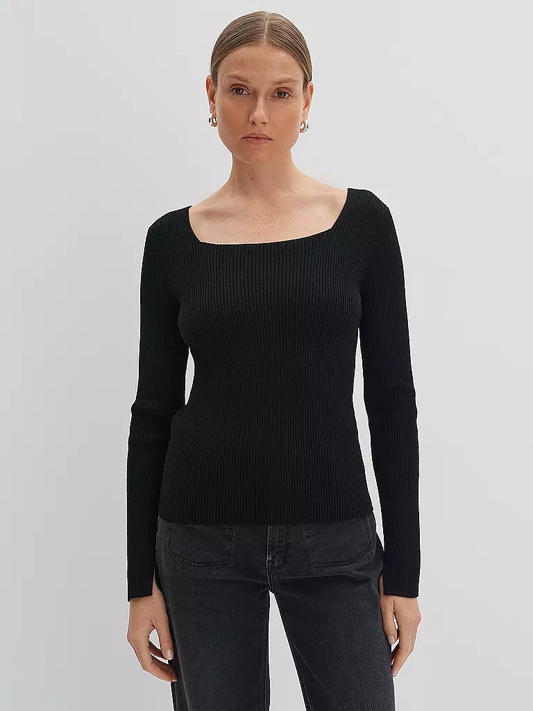SOMEDAY Langarmshirt TAMEA schwarz