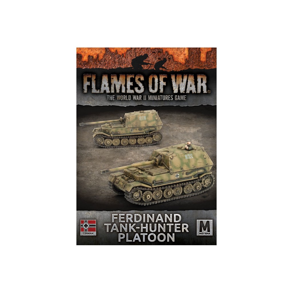 Flames of War - Ferdinand Tank-hunter Platoon