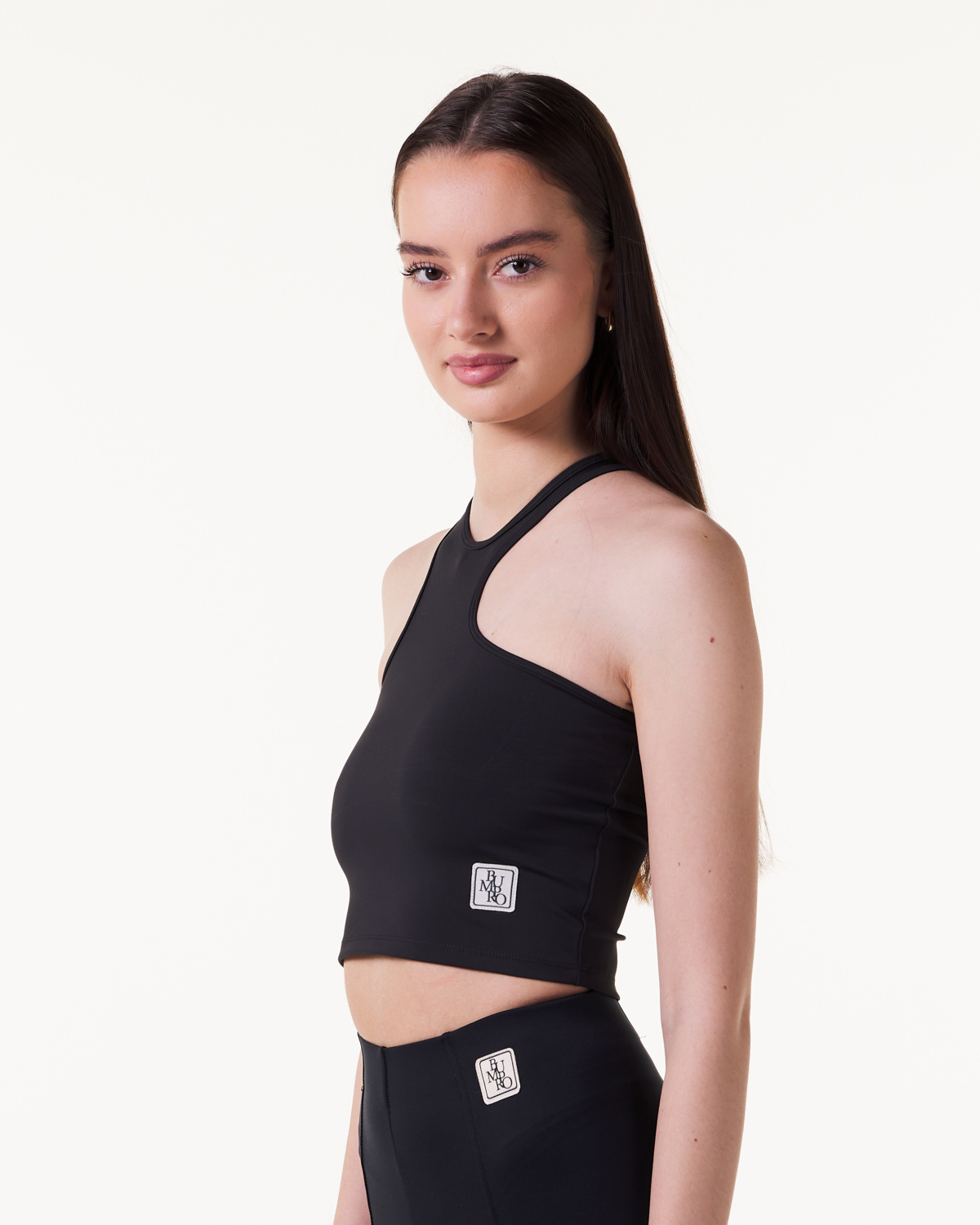 Bumpro Work to Workout Asymetric Top Black