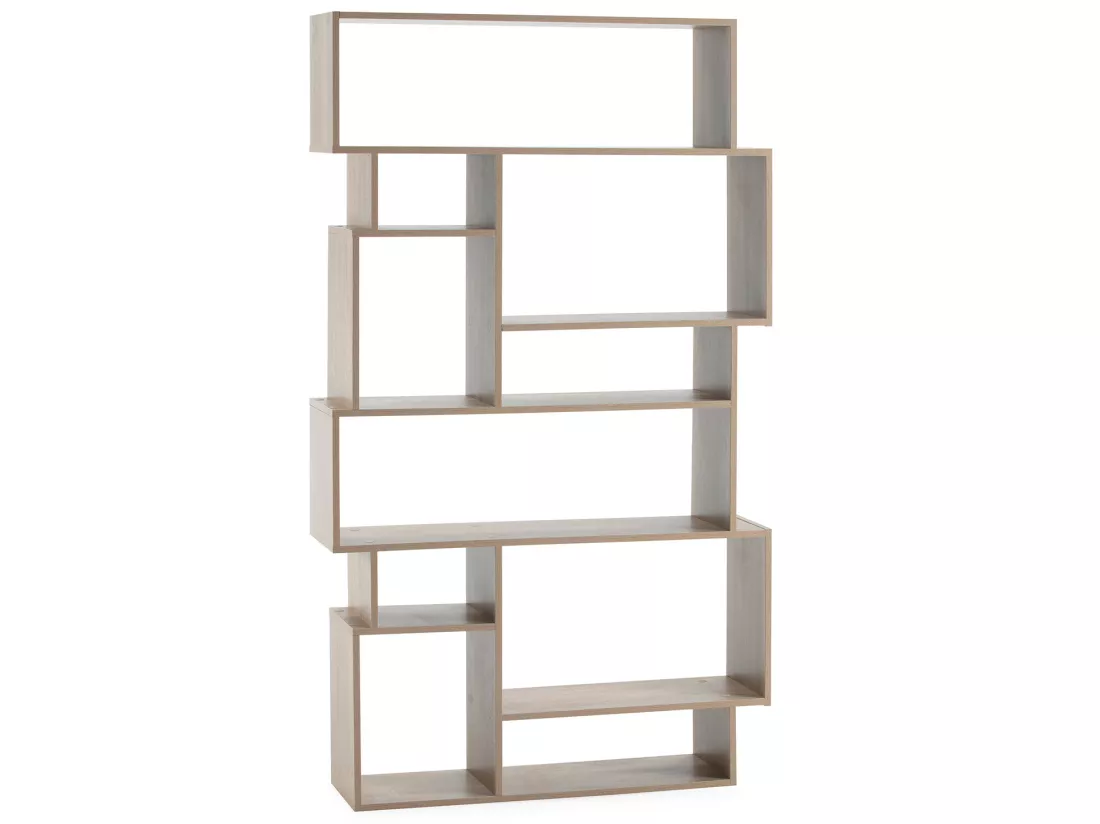 Etagère Hawai avec 10 trous couleur chêne