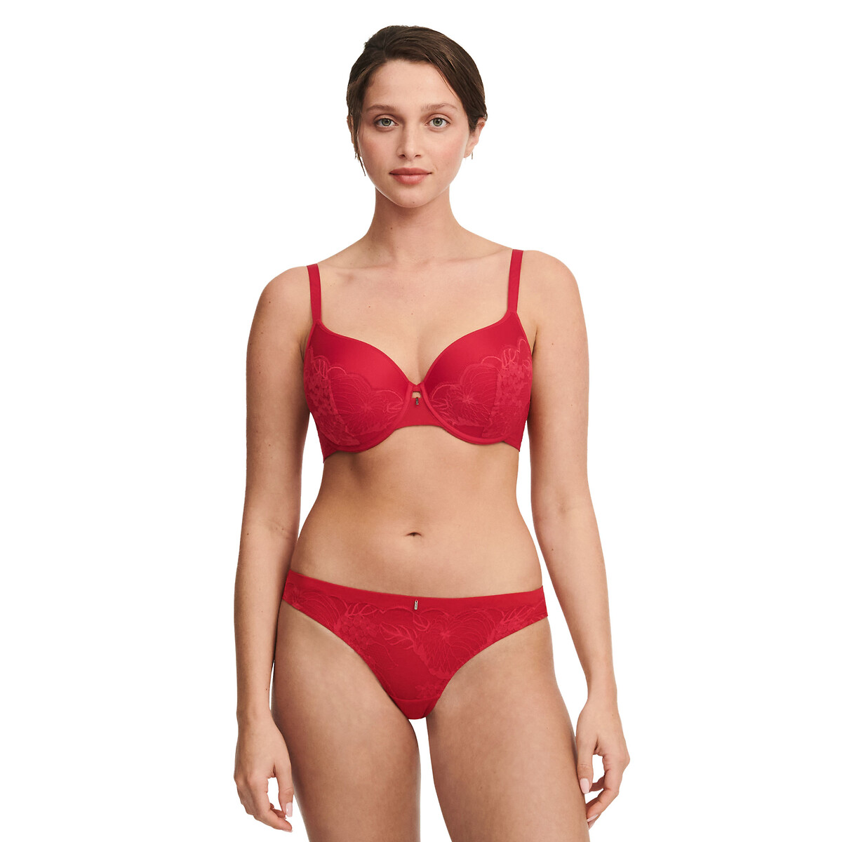 CHANTELLE<br>Tanga in kant en tule Midnight Flowers