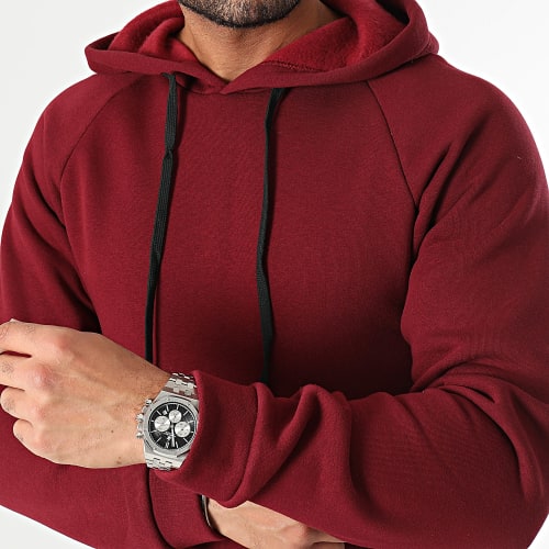 Sweat Capuche Oversize 0627 Bordeaux