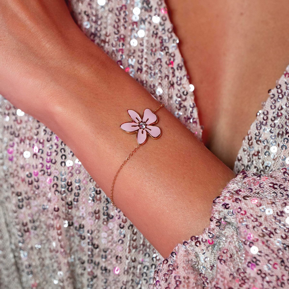 Bracelet Doriane acier doré or