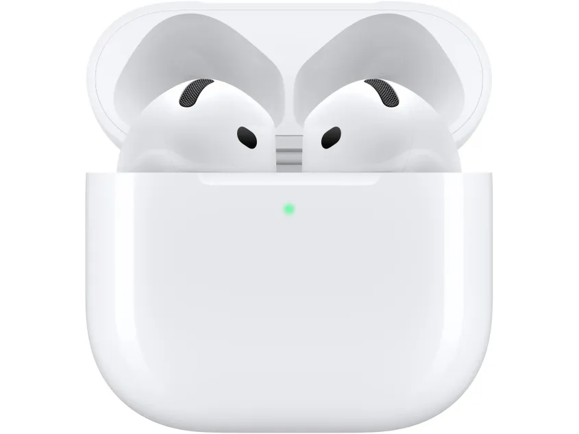 Apple AirPods 4 - Ægte trådløse øretelefoner med mik. - ørespids - Bluetooth - hvid