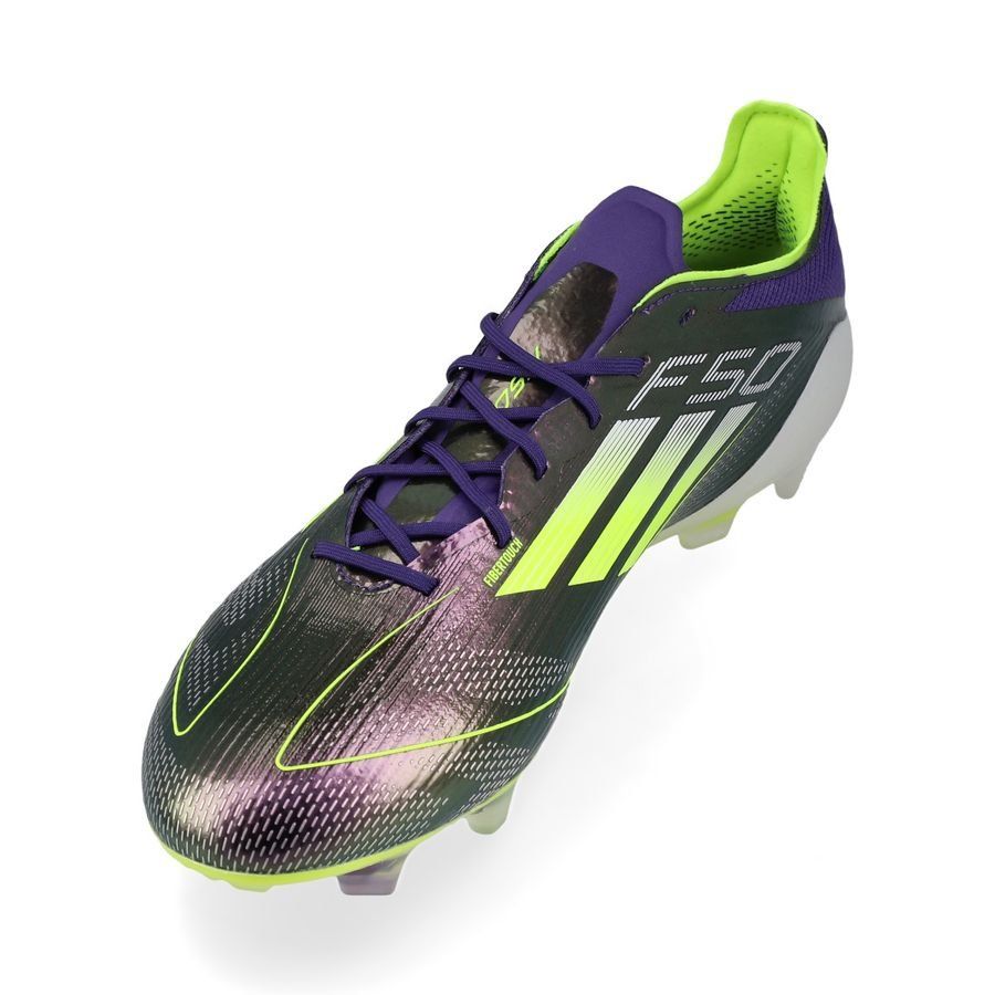 adidas F50 Elite FG Fast Reborn - Violet/Blanc/Lucid Lemon ÉDITION LIMITÉE