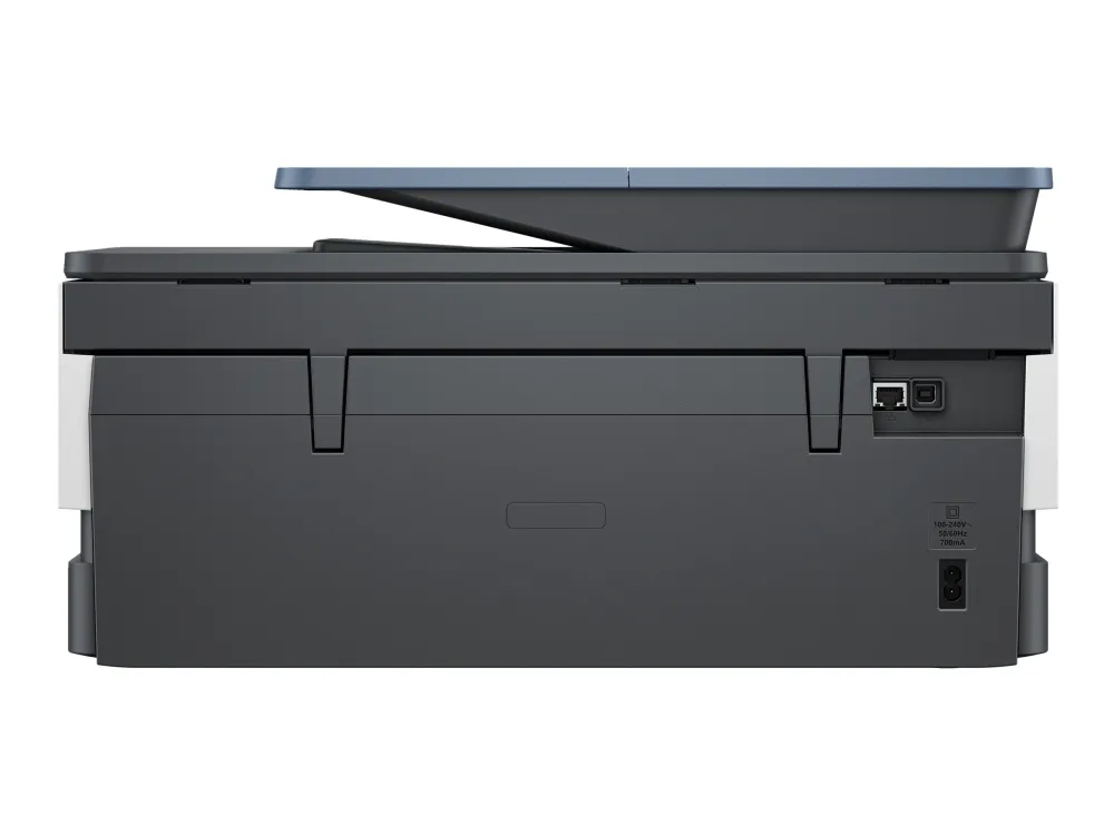 HP Officejet Pro 8125e All-in-One - Multifunktionsprinter - farve - blækprinter - Legal (216 x 356 mm) (original) - A4/Legal (medie) - op til 12 spm (kopiering) - op til 20 spm (udskriver) - 225 ark - USB 2.0, Wi-Fi(ac), LAN - mørk surf blå