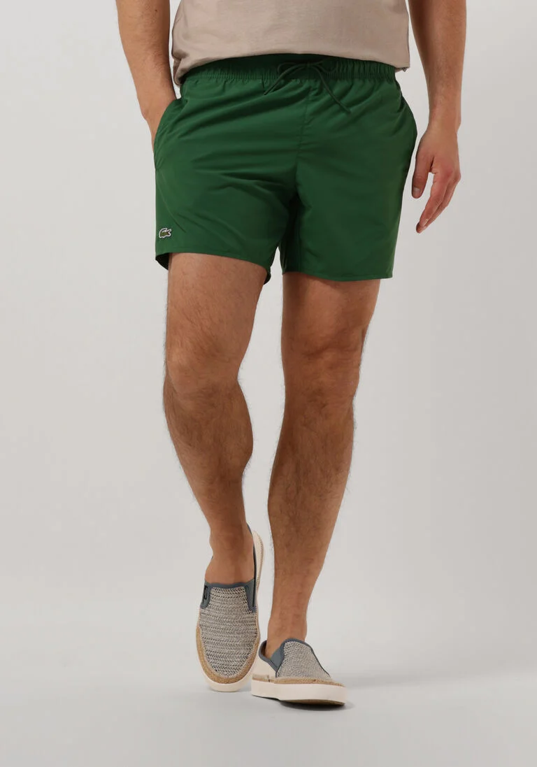LACOSTE groene lacoste  1hm1 men's swimming trunks 1121