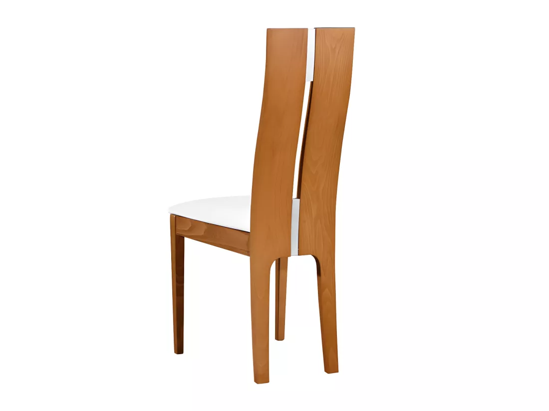Lot de 6 chaises SALENA - Hêtre massif coloris chêne