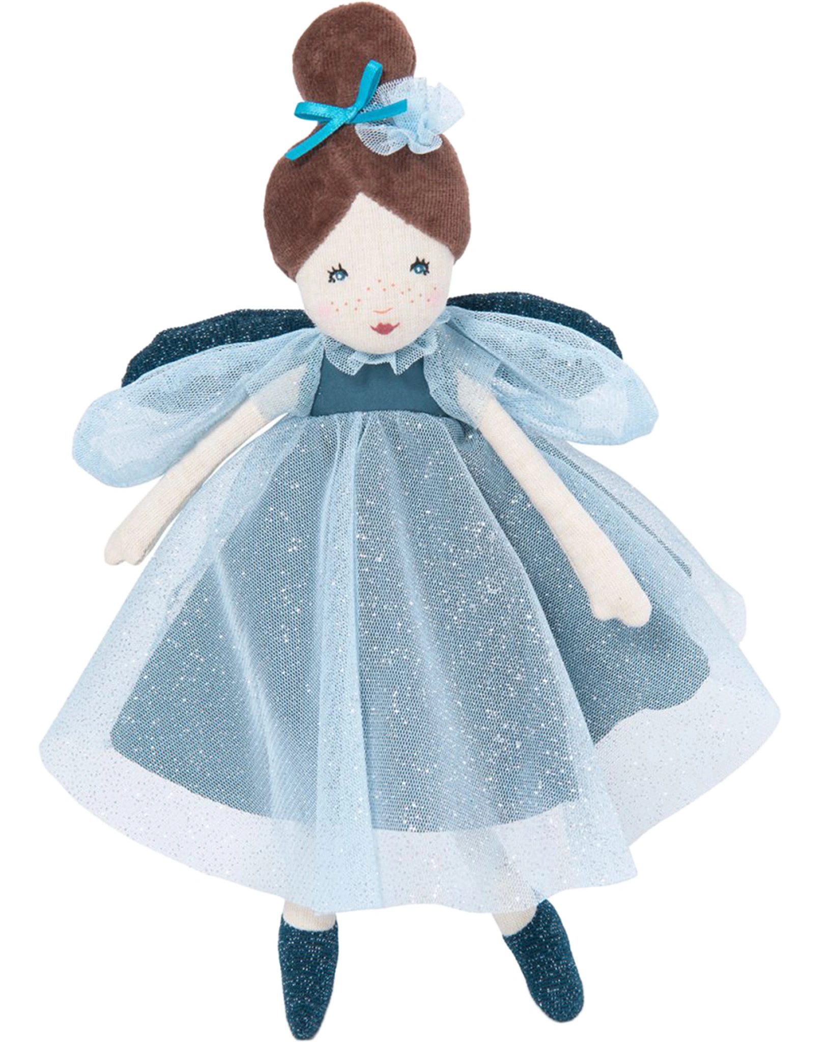 Puppe FEE (30cm) in blau