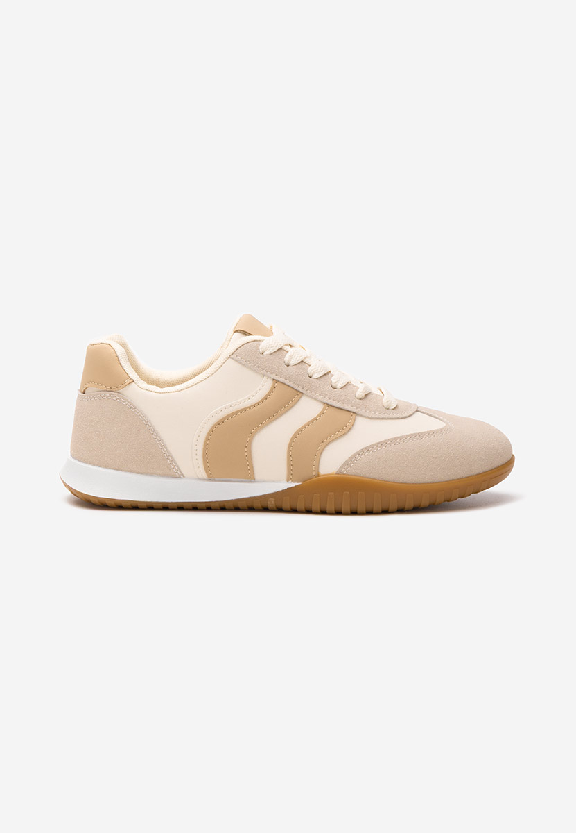 Baskets pour femme beige Donya