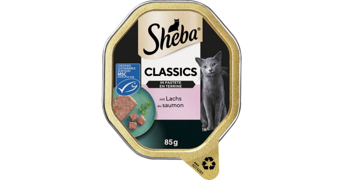 SHEBA Classics in Pastete mit Lachs