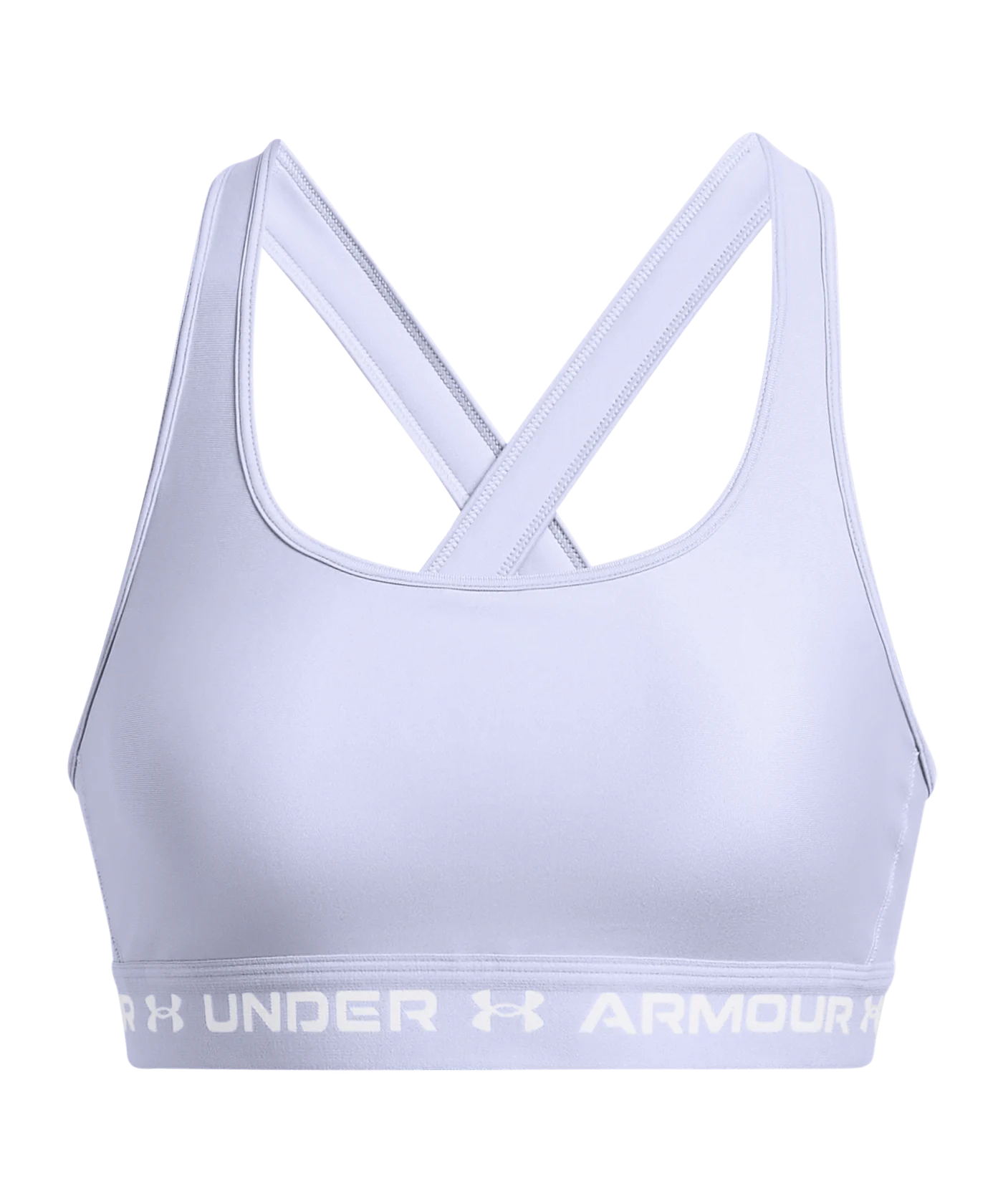 Under Armour Mid Sport-BH Damen Lila Schwarz