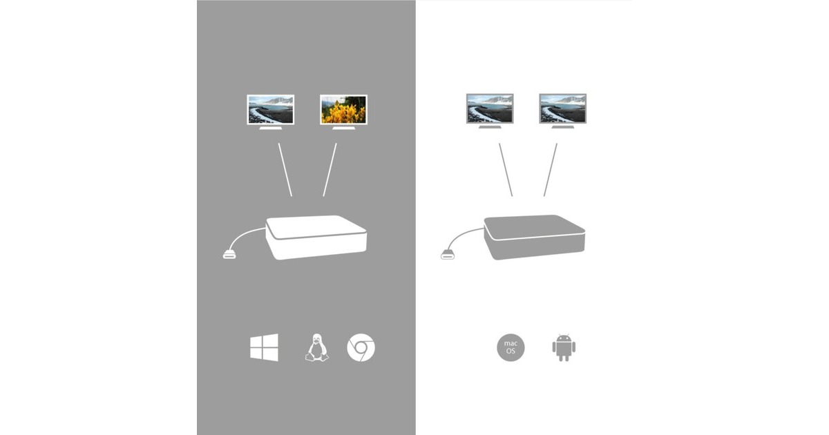 i-tecUSB-C HDMI DP Docking Station with Power Delivery 65W + i-tec Universal Charger 77 W  (Zwart)
