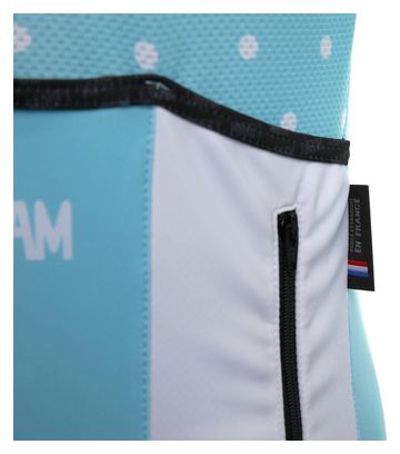 Maillot Manches Courtes Femme Lebram Bleine Bleu Coupe Ajustée