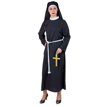 Festartikel Müller Nonne: Kleid, Haube, Kordel, Größe L