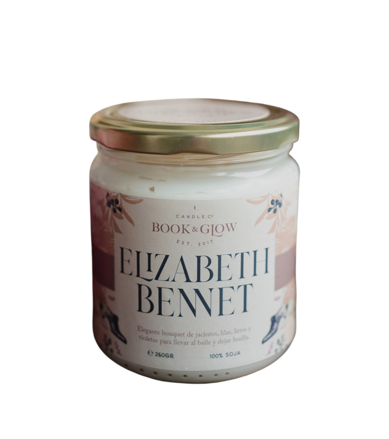 Book and Glow - *Mundos Notáveis* - Vegan Soy Candle - Elizabeth Bennet