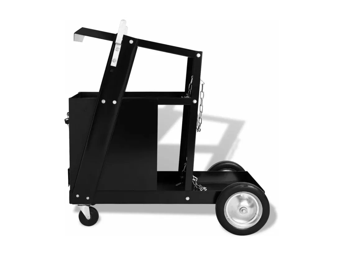 Prolenta Premium - Chariot de soudage avec 4 tiroirs Noir