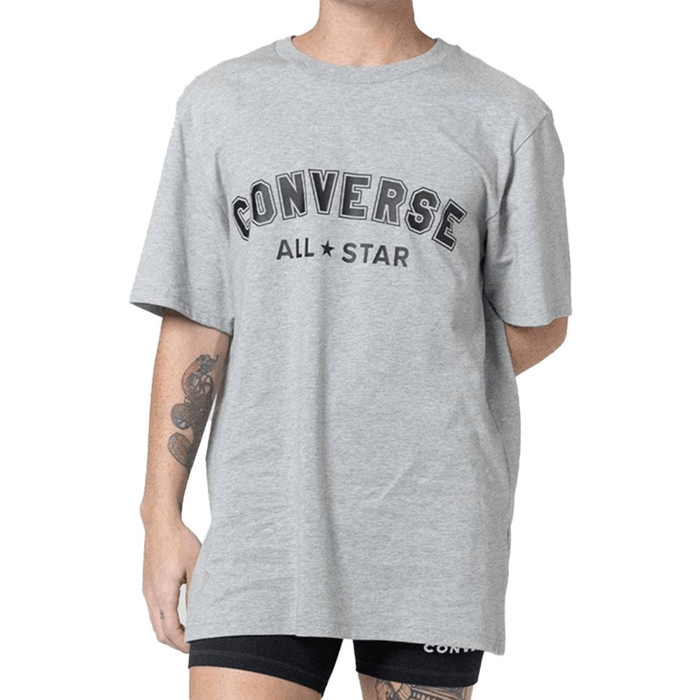 Converse T-shirt Gris Homme Converse Classic