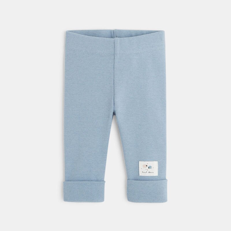 Legging en coton bio et laine bébé Aucune nuance