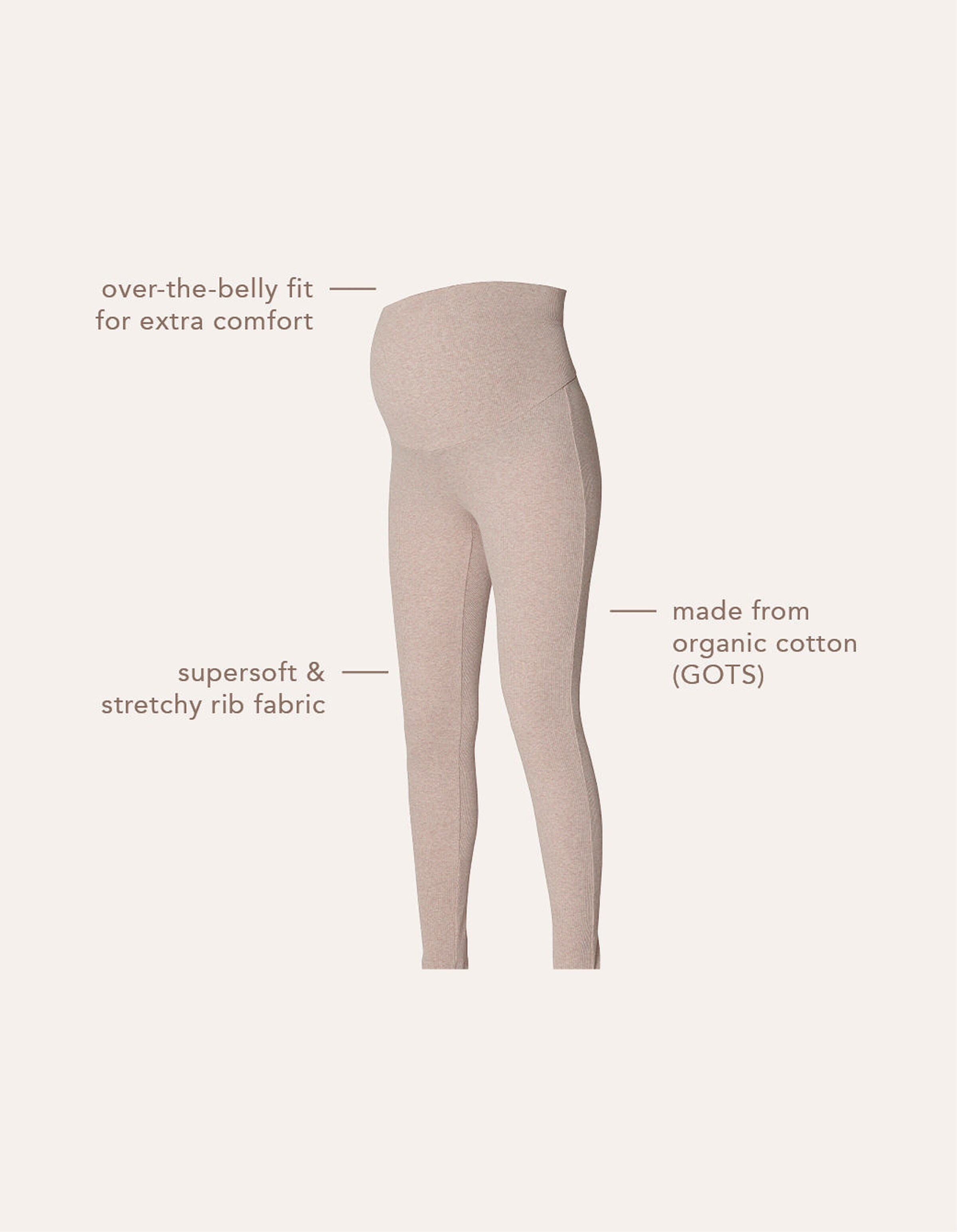 Noppies Pyjamahose Gabri Taupe Melange