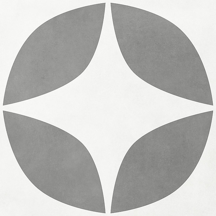 Carrelage sol extérieur effet béton Patch 45 x 45 cm