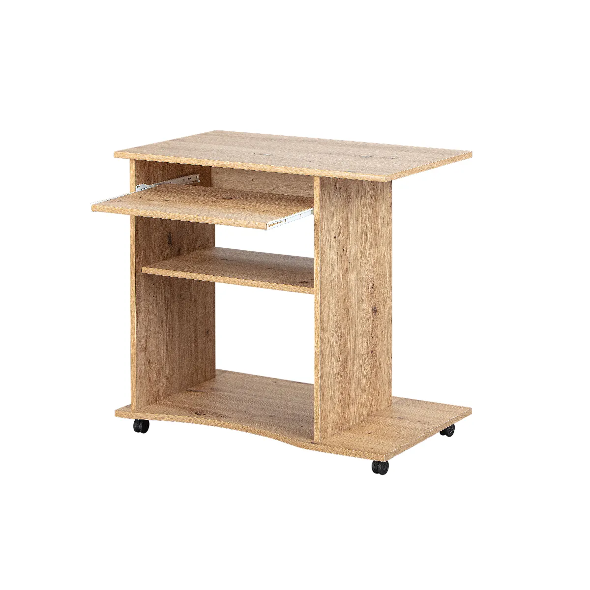 Alter Mini bureau - Chêne avec roulettes