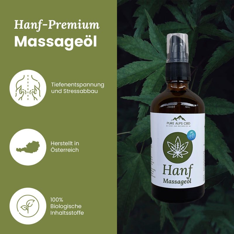 Pure Alps Hanf Massageöl