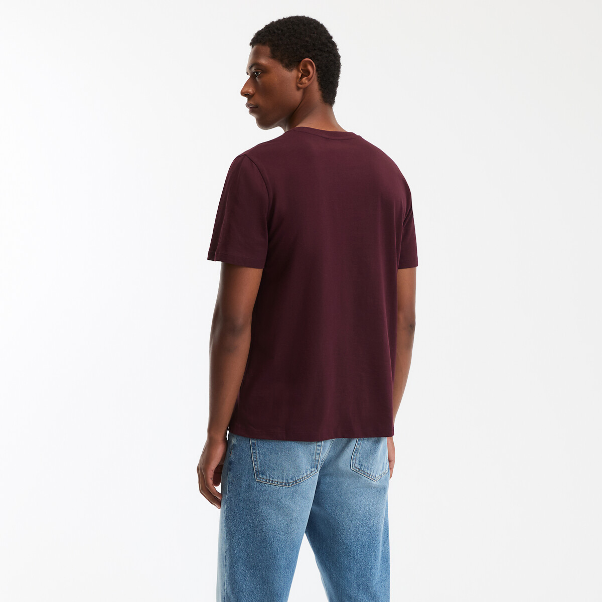 COLEÇÃO LA REDOUTE<br>Camiseta com gola redonda e mangas curtas