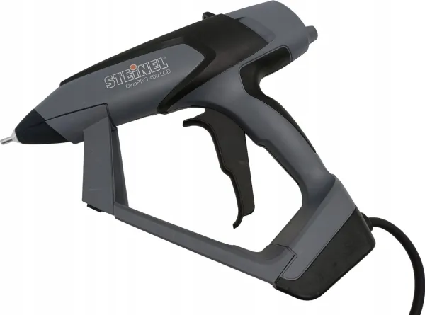 STEINEL GlueMatic 7011, Varm limpistol, Grå, Orange, LCD, Pap, Keramisk, Glas, Læder, Plast, Gummi, Træ, 35 g/min, 1,1 cm