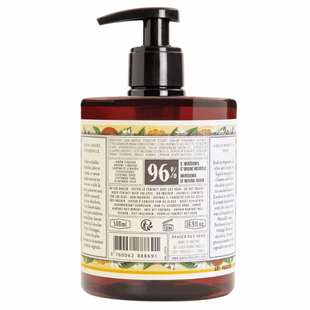 Savon liquide de Marseille Fleur d'Oranger PANIER DES SENS