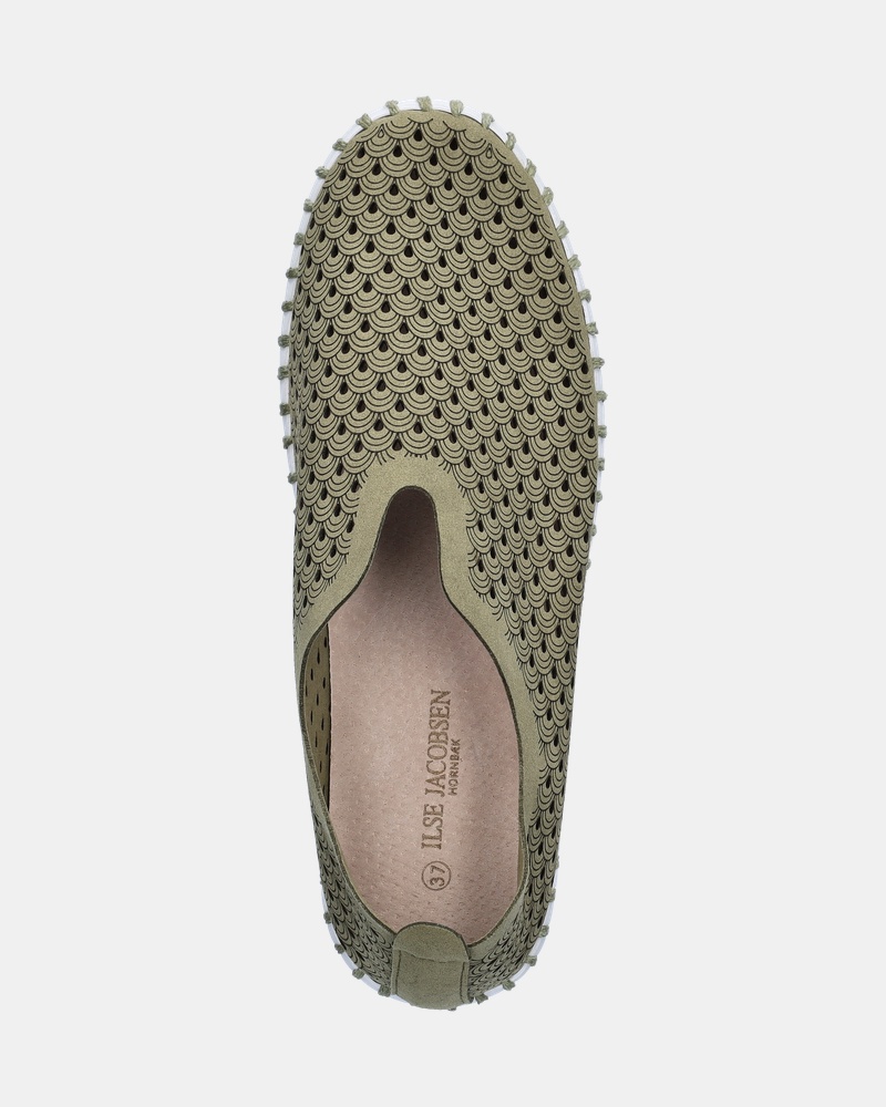 Ilse Jacobsen Tulip Instapschoenen  - groen