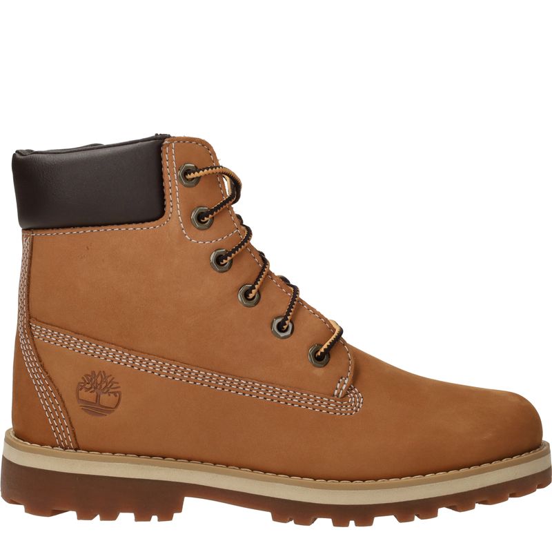 Timberland Courma Kid Mid Lace Up Veterboots Cognac Jongens