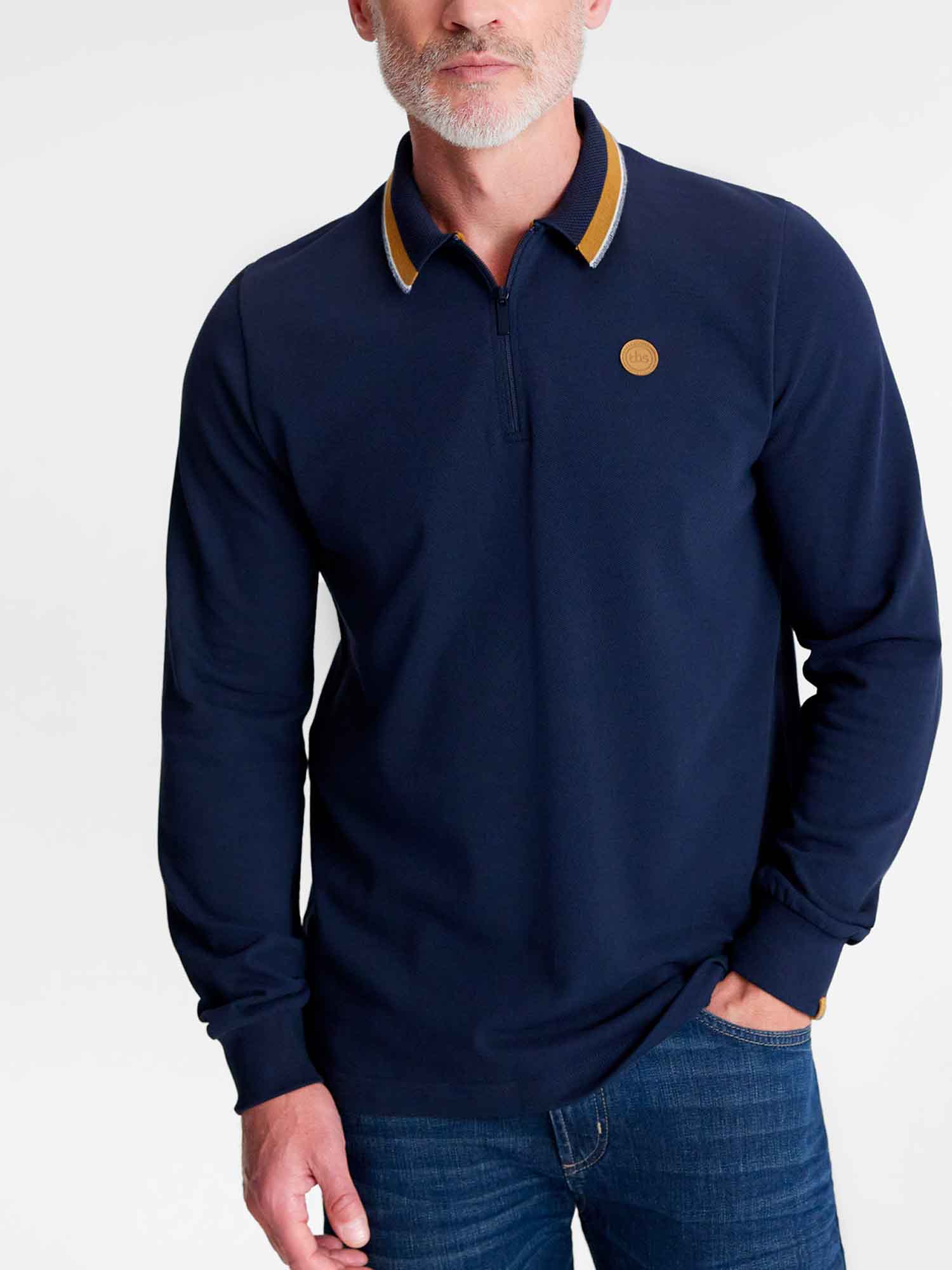 Polo Homme Coton Biologique Marine