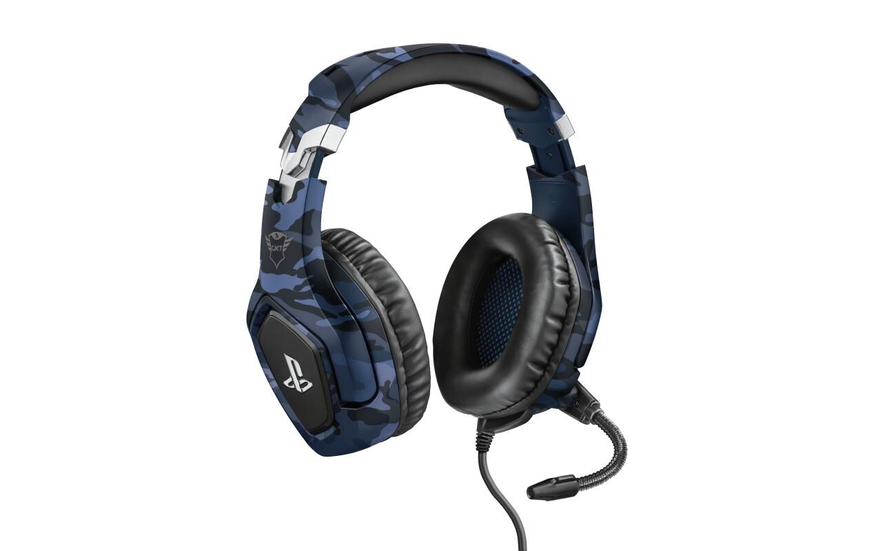 Headset GXT 488 Forze-B PS4/PS5 BlauGaming-Headset exklusiv für PS4 und PS5 mit einklappbarem Mikrofon und verstellbarem Kopfbügel