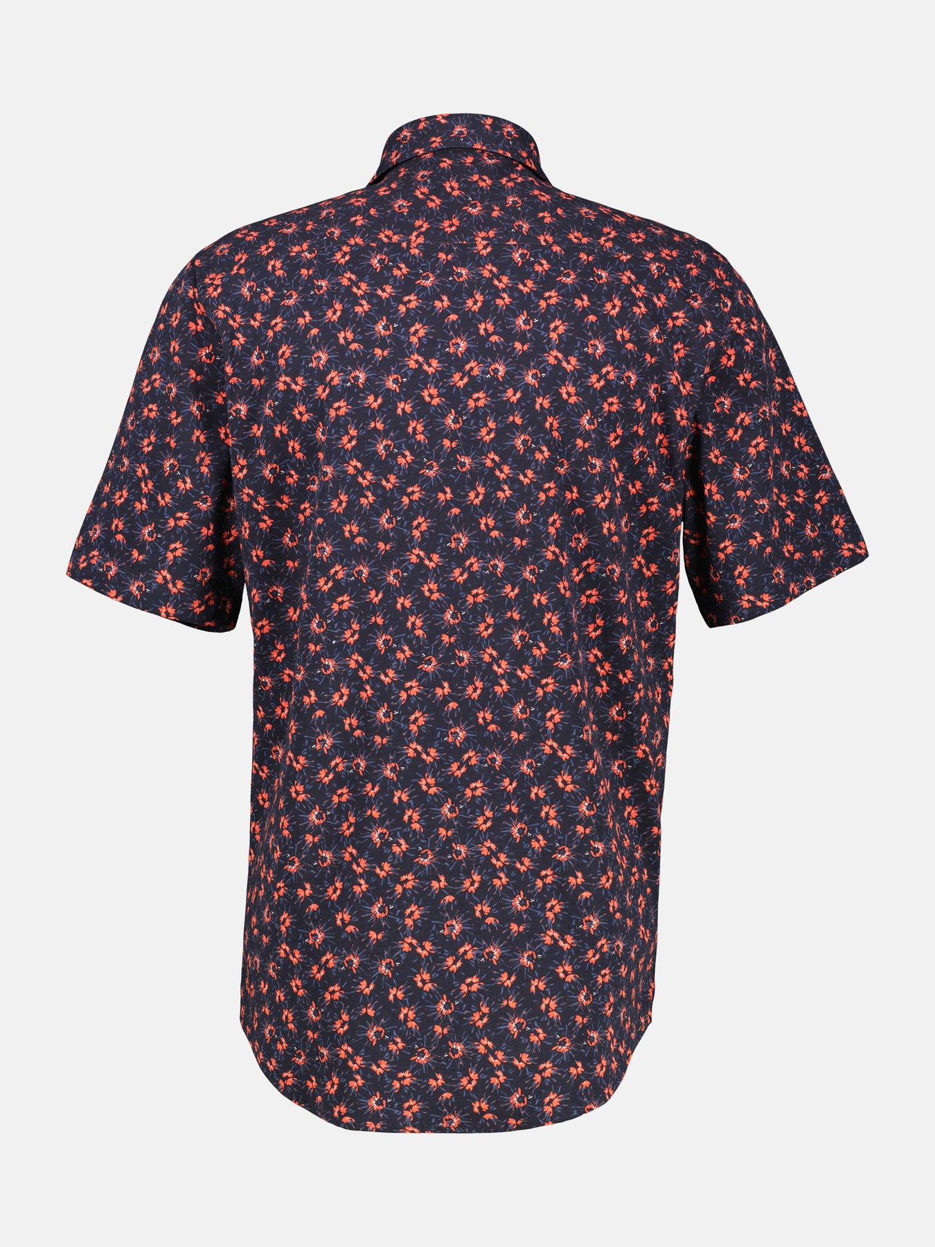 Herren Jerseyhemd, floral gemustert