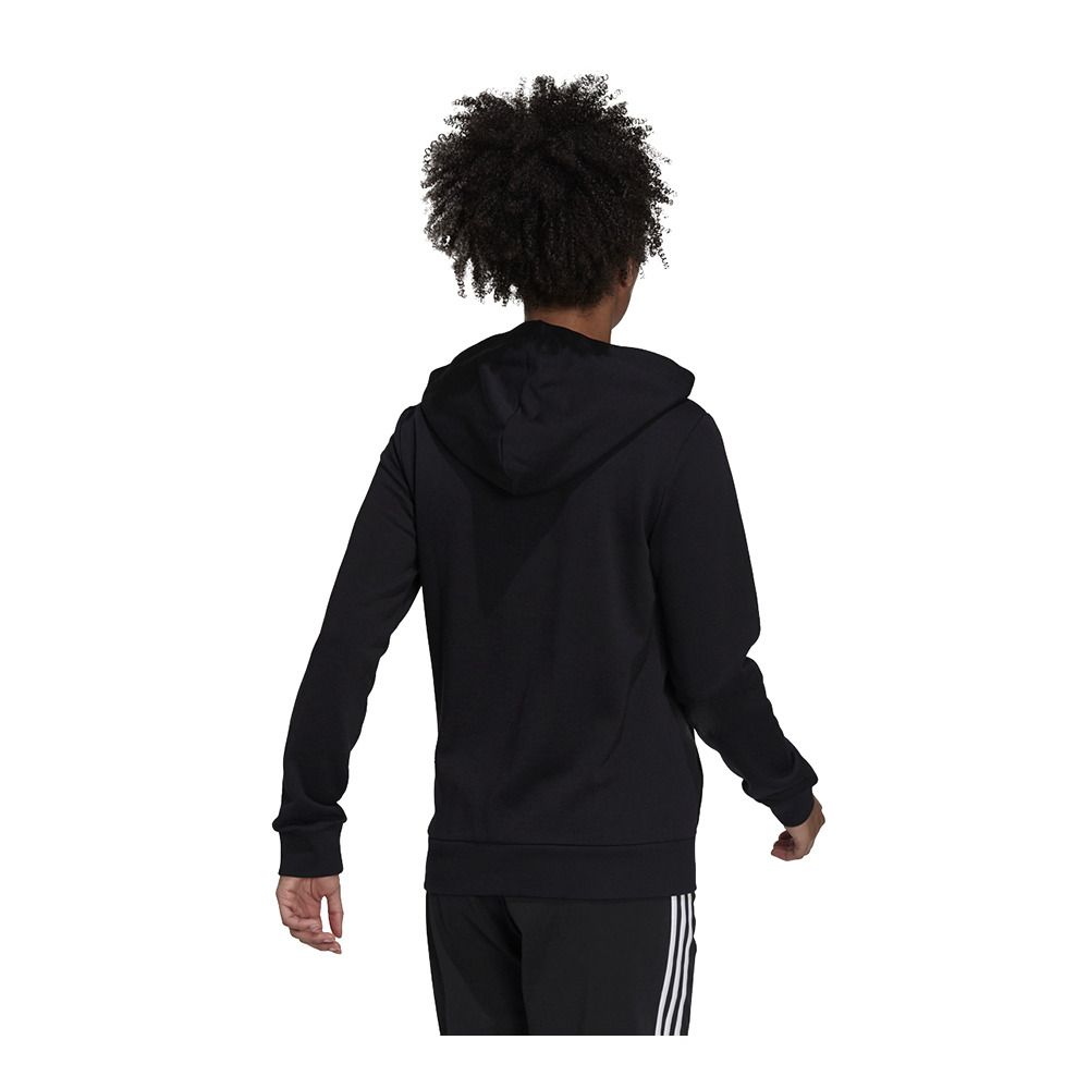 Adidas Performance ESSENTIALS LOGO FULL-ZIP - Sweat Femme black/goldmt