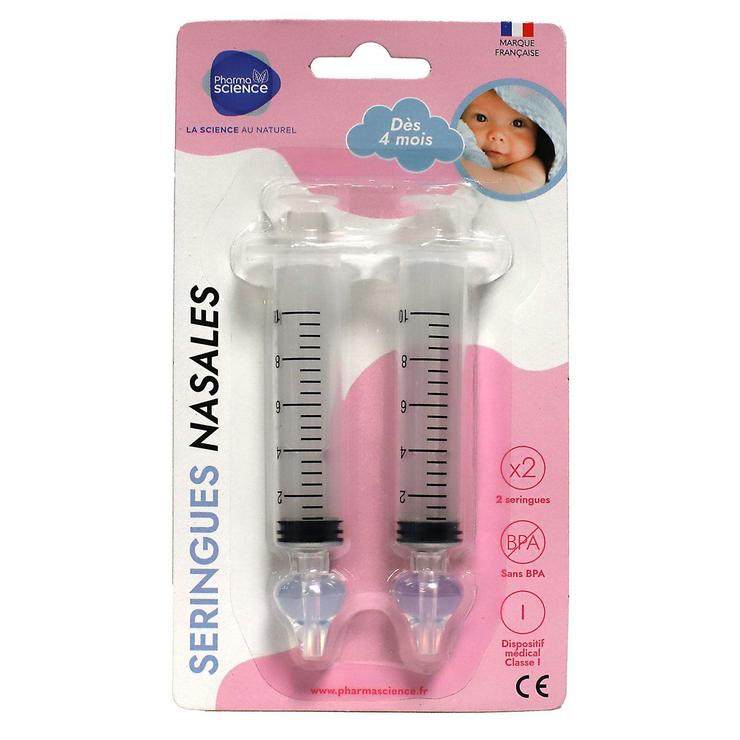 Bébé 2 seringues nasales