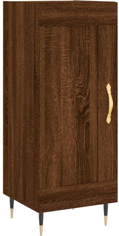 Dressoir - Hout - 3 Vakken - Metalen Poten
