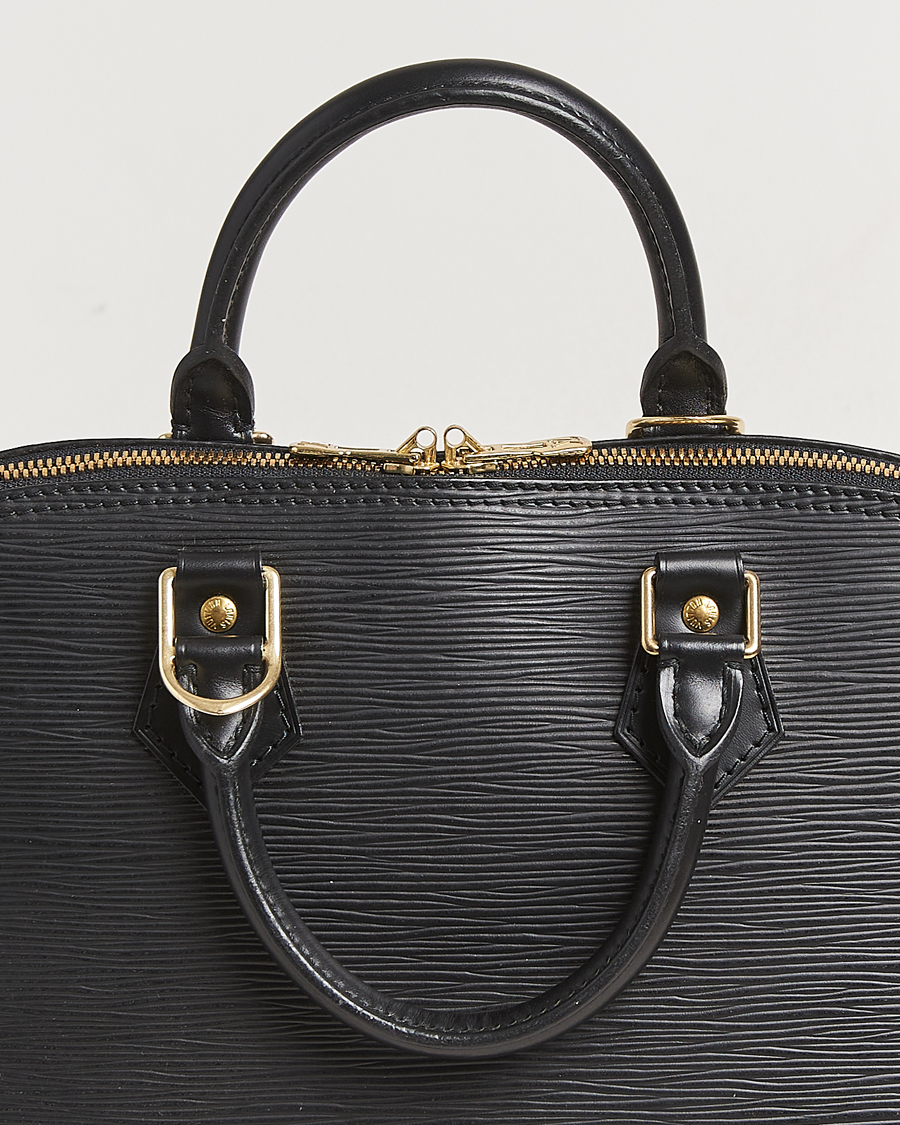 Louis Vuitton Pre-Owned Alma PM Bag Epi Leather Black