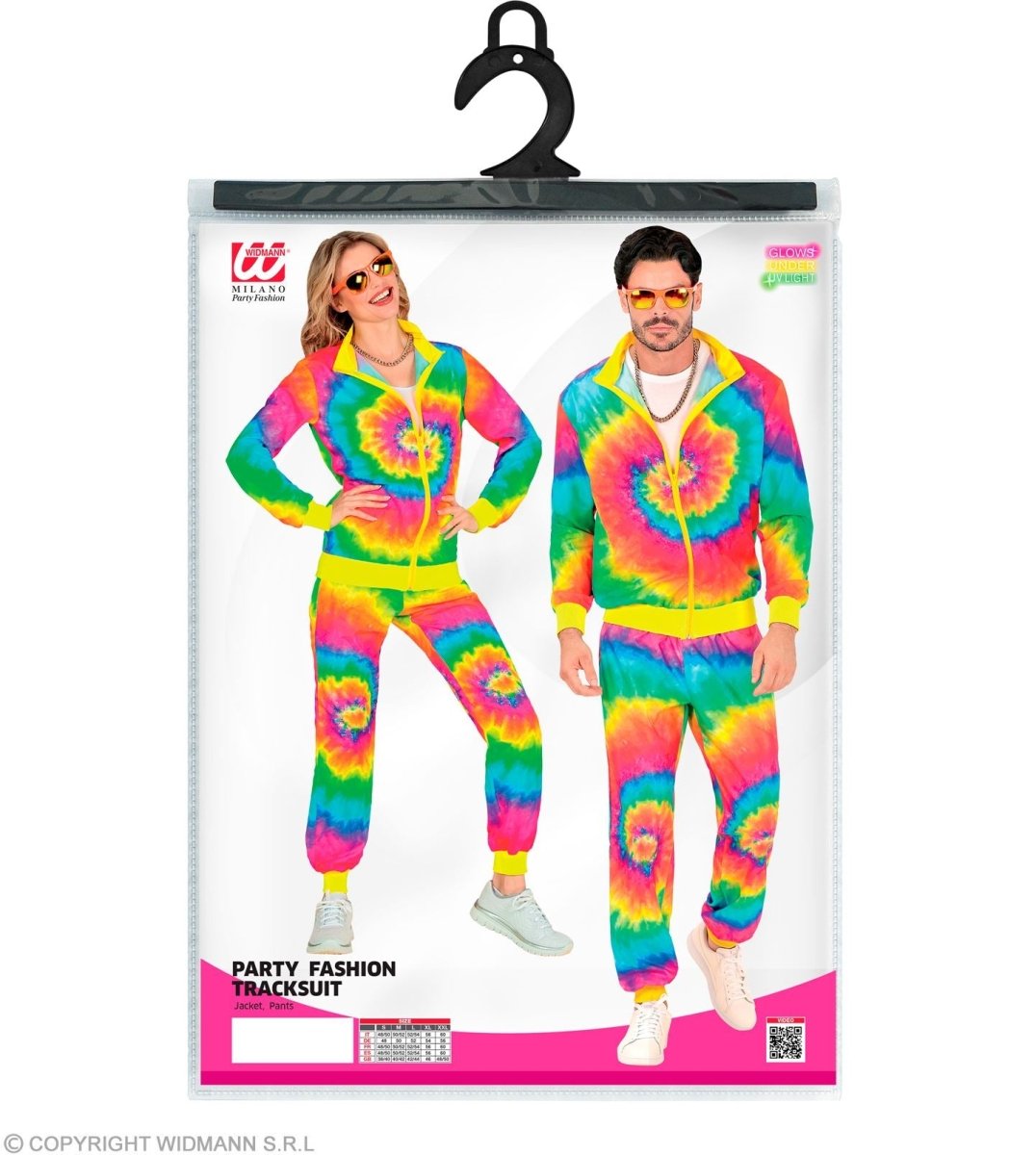 Regenboog Trainingspak Fout Tie Dye
