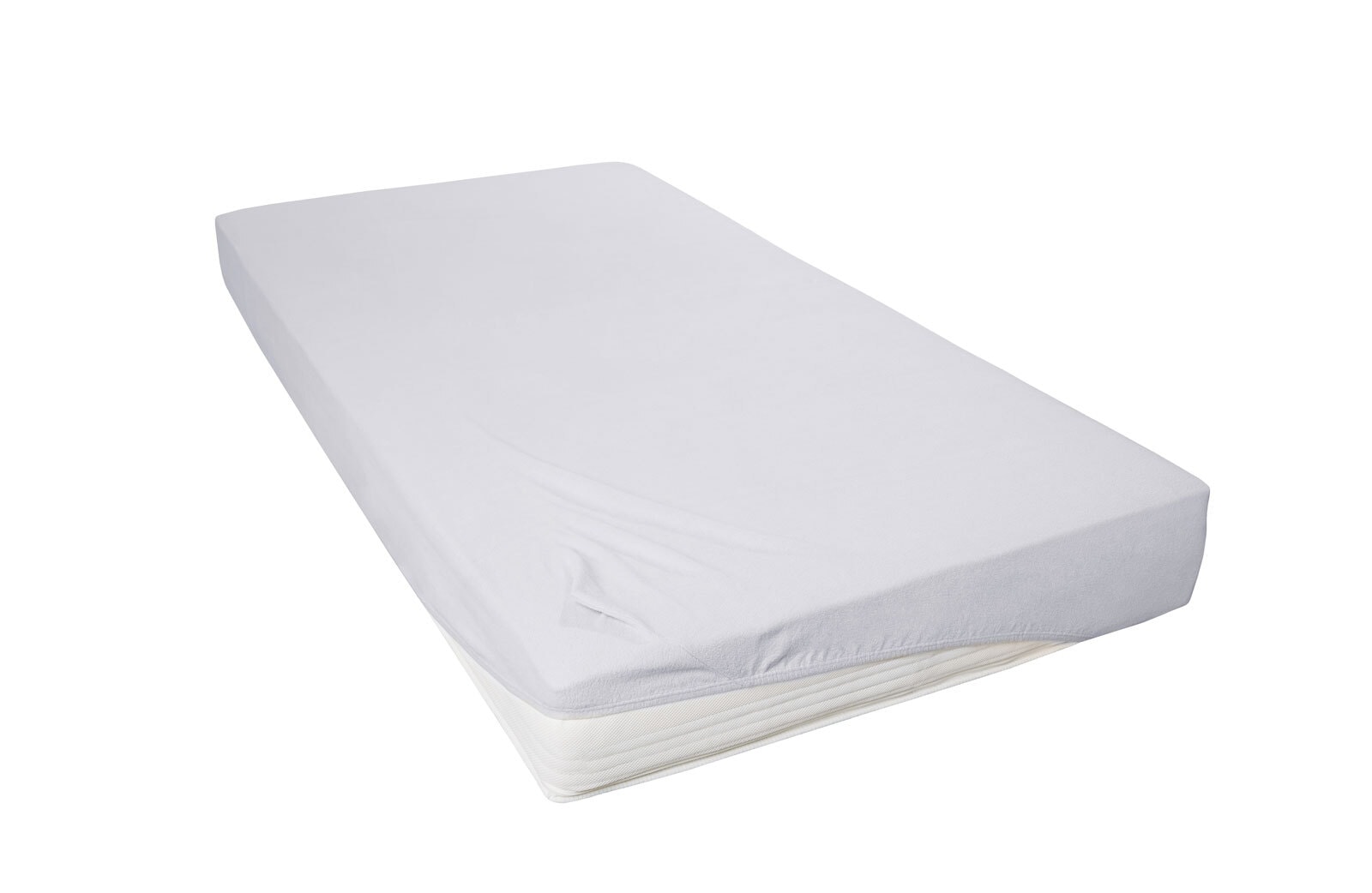 Vario Spannbetttuch Teddy-Flausch 180 - 200 x 200 cm hellgrau